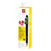 LEGO Botanicals Gelové pero černé - růžová květina - Stavebnice LEGO® LEGO Botanicals Gelové pero černé - růžová květina
