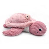Ptipotos Plyšová želva velká Savenou růžová (máma s miminkem) 40 cm