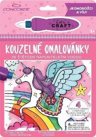 Concorde Kouzelné omalovánky - Jednorožci a víly - Omalovánky jednorožců Concorde Kouzelné omalovánky - Jednorožci a víly