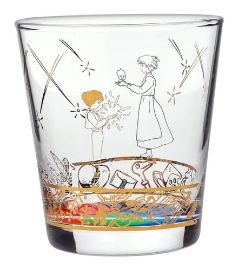Sklenice gravírovaná – Howl a Sophie – Zámek v oblacích