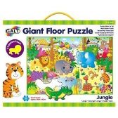 Velké podlahové puzzle- Zvířátka v&nbsp;džungli