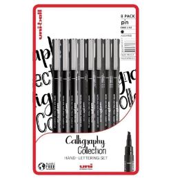 Uni Pin Sada linerů - Caligraphy 8 ks