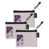 Kapsa na zip Zippa-Bag EVA clear mesh, A6, černá