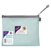 Kapsa na zip Zippa-Bag EVA mesh, A5, pastelová modrá