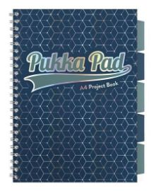 Pukka Pad Projektový blok Glee A4, papír 80g, 100 listů, tmavě modrý