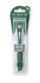 Lampička do knížky s LED úzká - tmavě zelená - Svítilny a baterie Lampička do knížky s LED úzká - tmavě zelená
