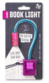Lampička na čtení - fialová - Svítilny a baterie Lampička na čtení Blocky book light fialová