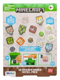 Minecraft 3D Sada na výrobu samolepek - Náhradní set