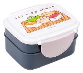 Svačinový box s příborem Bento box - Kočka Pusheen - Bento Club