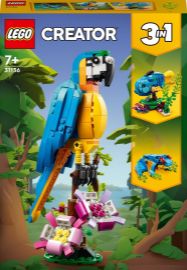 LEGO® Creator 3in1 Exotický papoušek 31136 - LEGO® Creator 3v1 Lego Creator 3 v1 Exotický papoušek 31136