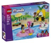 LEGO® Friends Zábava u bazénu s jednorožcem a plameňákem 42658