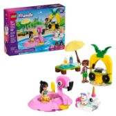 LEGO® Friends Zábava u bazénu s jednorožcem a plameňákem 42658