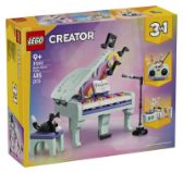 LEGO® Creator 3 v 1 31392 Hudební dekorace: Klavír s kočkou - LEGO® Creator 3v1 LEGO® Creator 3 v 1 31392 Hudební dekorace: Klavír s kočkou