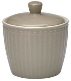 Porcelánová cukřenka Alice Warm Grey