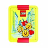 Box na svačinu LEGO ICONIC Girl - žlutá/červená