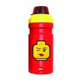 Láhev LEGO® ICONIC Girl - žlutá/červená - Láhve na pití LEGO® Láhev LEGO ICONIC Girl - žlutá/červená