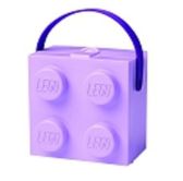 Svačinový box LEGO s rukojetí - fialový