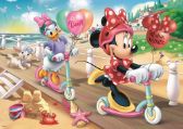 Trefl Puzzle Minnie - Na pláži / 200 dílků - Dětské puzzle Trefl Puzzle Minnie - Na pláži / 200 dílků