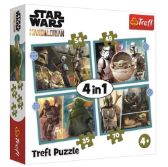Puzzle Star Wars: Mandalorian 4v1 (35, 48, 54, 70 dílků) - Puzzle Puzzle Star Wars Mandalorian 4v1