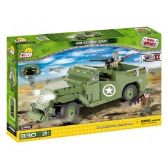 Stavebnice COBI 2368 II World War Obrněné vozidlo M3 Scout Car/330 kostek+2 figurky
