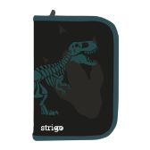 STRIGO penál 1 zip 2kl prázdný Dinosaur