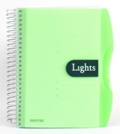 Kroužkový sešit Lights A5, 150l