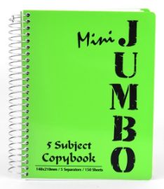 Kroužkový sešit Mini Jumbo A5, 150l