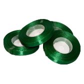 Stuha atlasová 12mm tmavě zelená