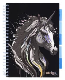 Spirálový blok STRIGO Unicorn A4 - linkovaný