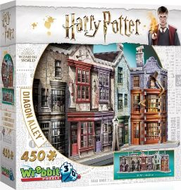 Harry Potter: Puzzle Wrebbit 3D - Příčná ulice / 450 dílků
