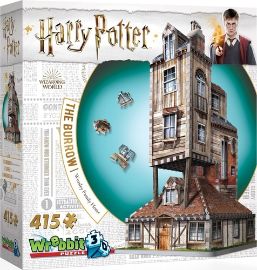 Harry Potter: Puzzle Wrebbit 3D - Doupě - dům Weasleyových / 415 dílků