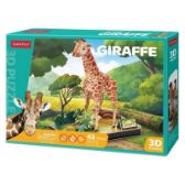 Puzzle 3D Zvířecí kamarádi Žirafa 43 dílků