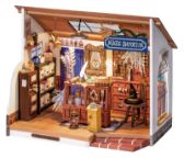 3D Dřevěná skládačka: Miniatura domečku - Kouzelnický krámek