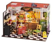 3D Dřevěná skládačka: Miniatura domečku - Garáž
