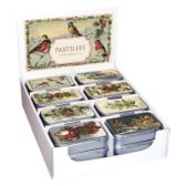 Pastilky v plechové dóze Christmas birds & Children