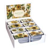 Pastilky v plechové dóze Lemon Sunflowers