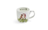 Vánoční porcelánový hrnek Wrendale Designs "Sprouts", 0,31 l - Morče