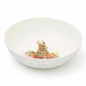 Porcelánová salátová mísa Wrendale Designs "Grow Your Own" - Králík