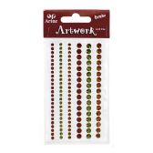 Art-Work:round red olive amber
