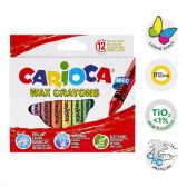 Carioca voskovky Maxi - 12 ks - Voskovky Voskovky Carioca Wax Crayon Jumbo 12 barev