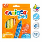 Carioca voskovky Baby Wild - 8 ks