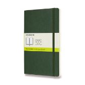 Moleskine Zápisník zelený L, čistý, měkký