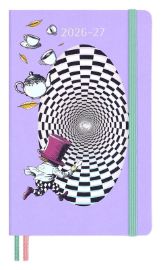 18měsíční diář Moleskine Alice in Wonderland 2026-27 - tvrdé desky, L, týdenní