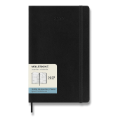Diář Moleskine 2027 - měkké desky, L, měsíční, černý