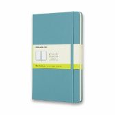 Moleskine Zápisník modrozelený L, čistý, tvrdý