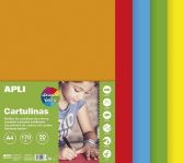 Barevný papír A4 170 g - mix sytých barev 50 ks - Papíry Barevný papír A4 170 g - mix sytých barev 50 ks