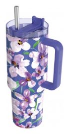 Nerezový termohrnek s brčkem Stream Flower Dusk 1200ml - Termosky Nerezový termohrnek s brčkem Stream Flower Dusk 1200ml