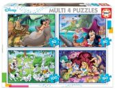 Puzzle Disney pohádky 4v1