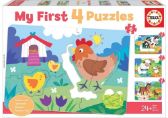 Moje první puzzle Maminky a mláďátka 4v1