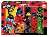Puzzle Kouzelná Beruška a Černý kocour/2x100 dílků